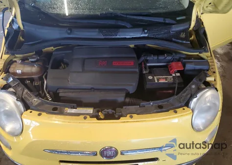 2012 Fiat 500 Lounge from USA, damaged, VIN 3C3CFFCR7CT106613